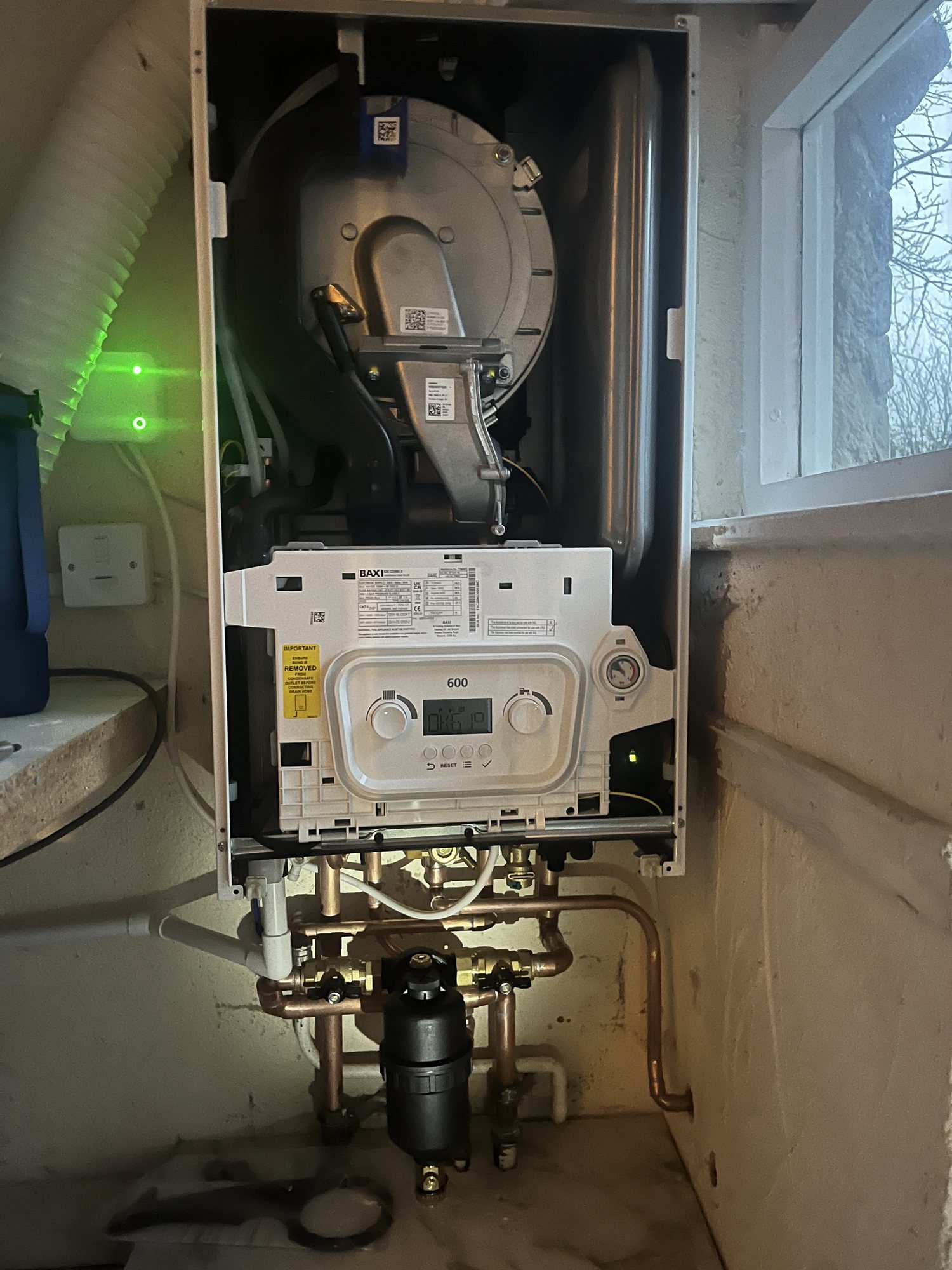 Boiler servicing by a Gas Safe registered engineer
